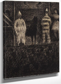 Sidewalk Show By Georges Pierre Seurat Fine Art Print