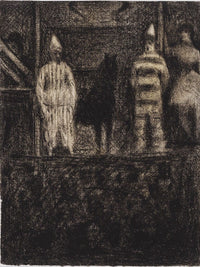 Sidewalk Show By Georges Pierre Seurat Fine Art Print