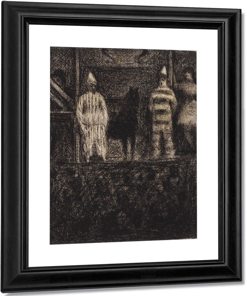 Sidewalk Show By Georges Pierre Seurat Fine Art Print