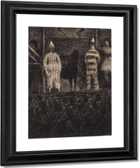 Sidewalk Show By Georges Pierre Seurat Fine Art Print