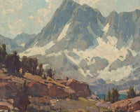 Sierra Glaciers And Lake By Edgar Payne Fine Art Print