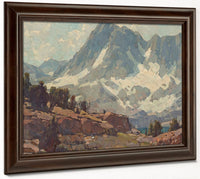 Sierra Glaciers And Lake By Edgar Payne Fine Art Print
