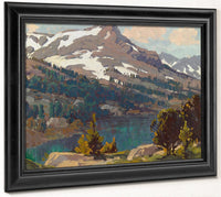Sierra Lake And Glaciers By Edgar Payne Fine Art Print