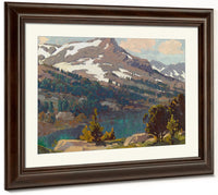 Sierra Lake And Glaciers By Edgar Payne Fine Art Print