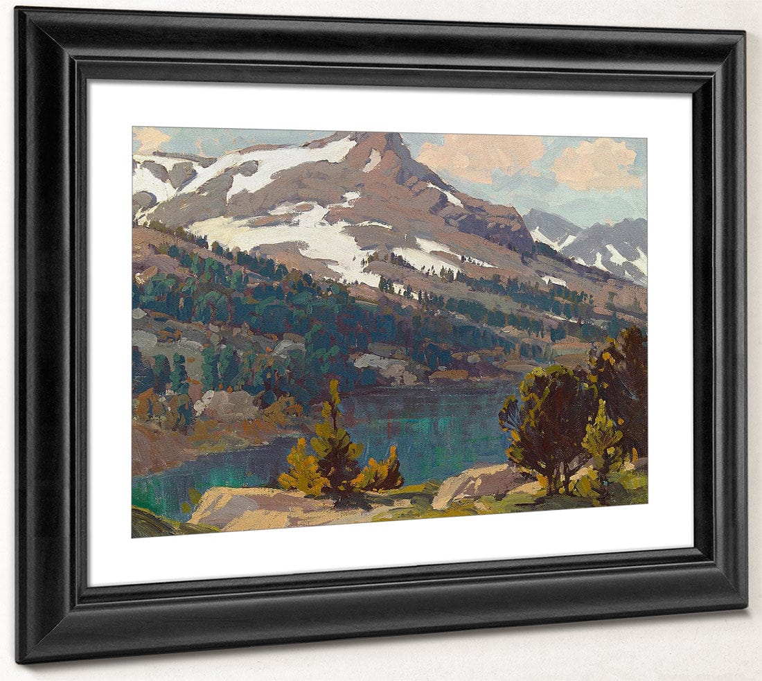 Sierra Lake And Glaciers By Edgar Payne Fine Art Print