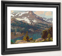 Sierra Lake And Glaciers By Edgar Payne Fine Art Print