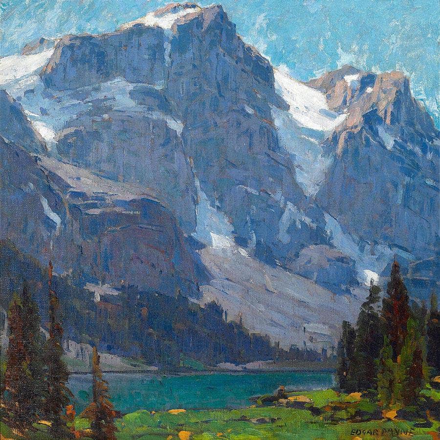 Sierra Lake And Peaks By Edgar Payne Fine Art Print