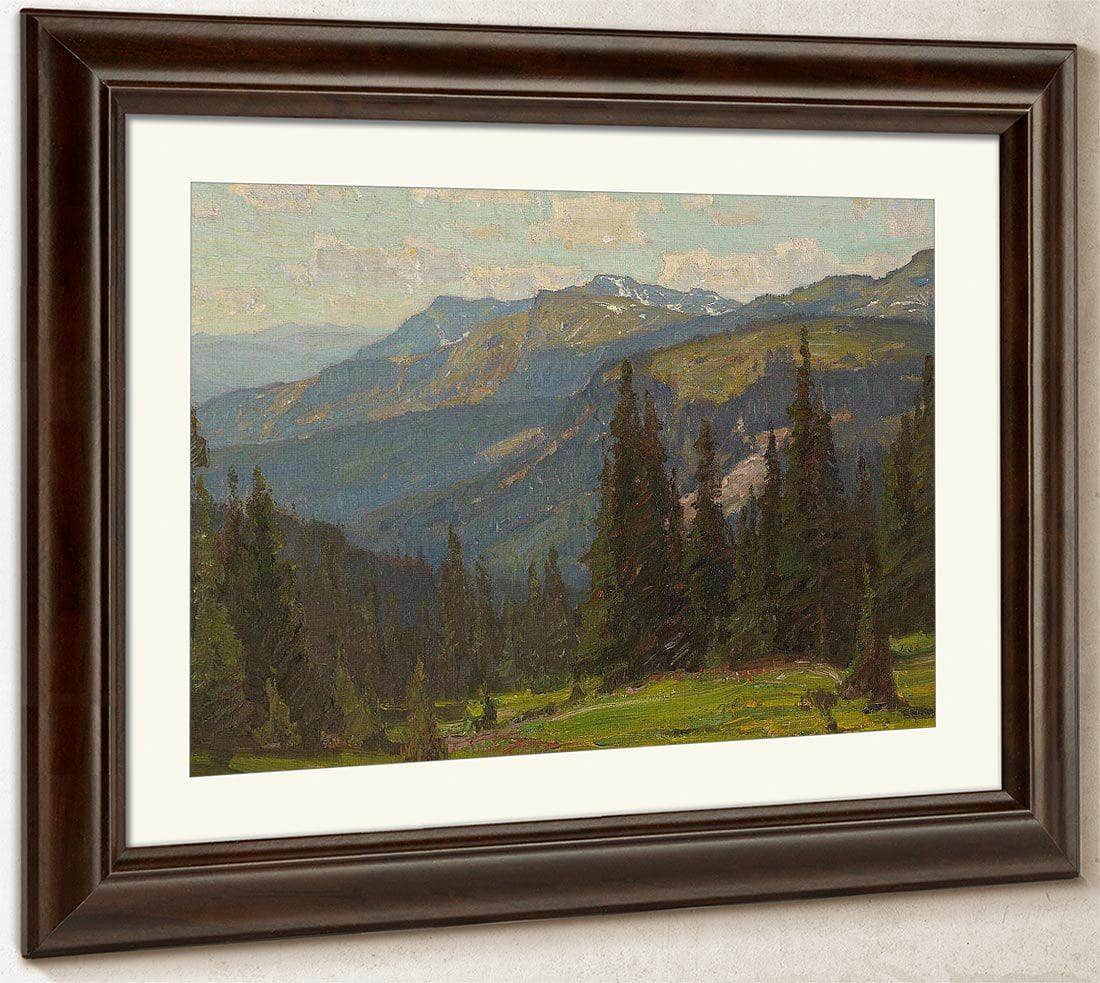 Sierra Landscape 1913 By William Wendt Fine Art Print