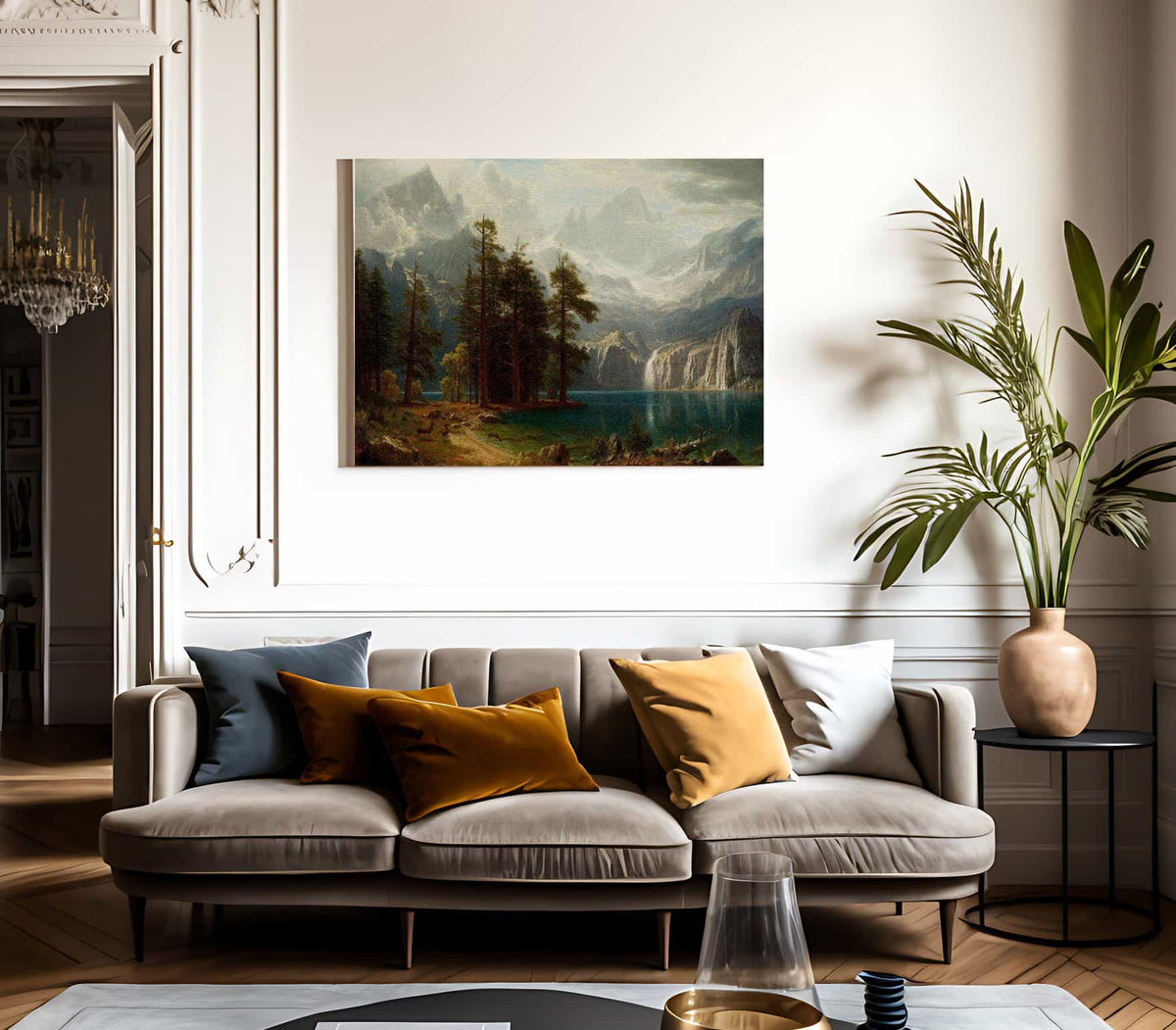 Sierra Nevada 1873 By Albert Bierstadt Fine Art Print