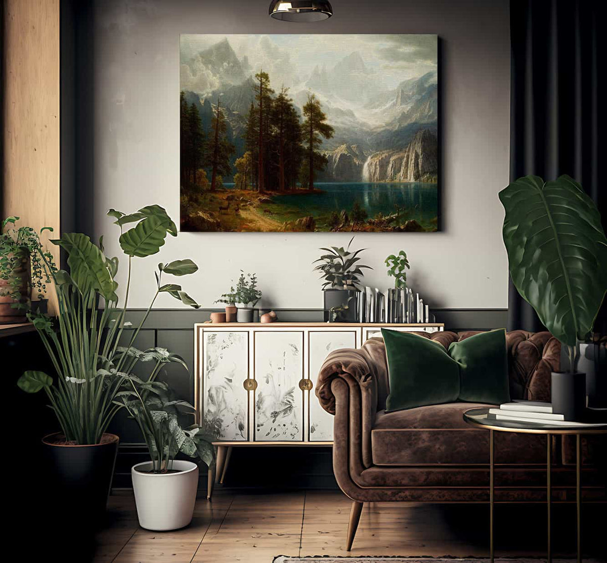 Sierra Nevada 1873 By Albert Bierstadt Fine Art Print