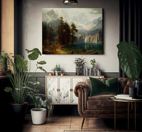 Sierra Nevada 1873 By Albert Bierstadt Fine Art Print
