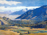 Sierra Nevada From The Desert By Maynard Dixon Fine Art Print