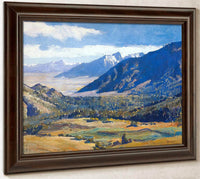 Sierra Nevada From The Desert By Maynard Dixon Fine Art Print