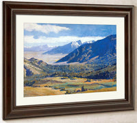 Sierra Nevada From The Desert By Maynard Dixon Fine Art Print