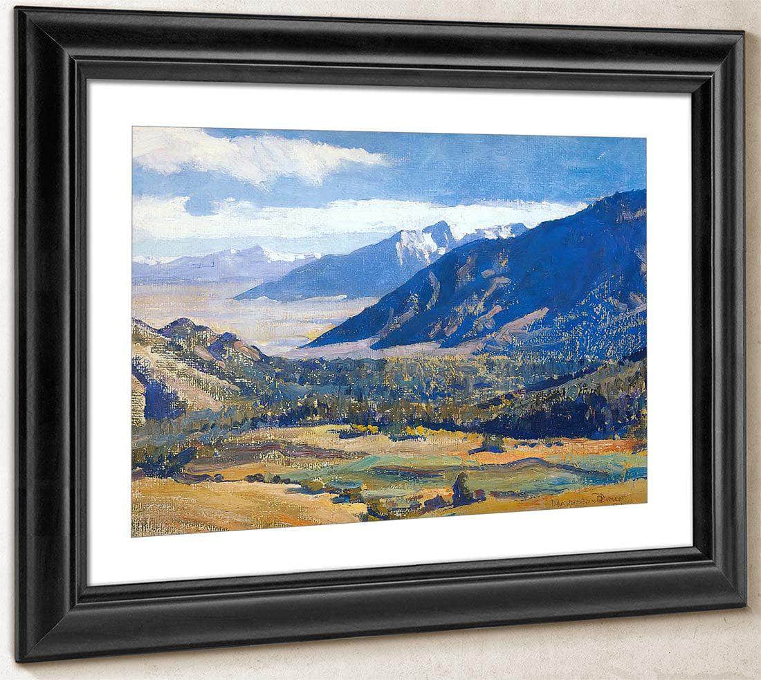 Sierra Nevada From The Desert By Maynard Dixon Fine Art Print