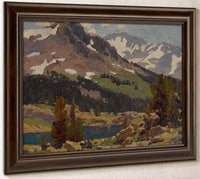 Sierra Slopes And Lake By Edgar Payne Fine Art Print