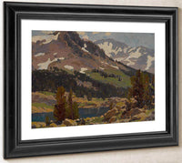 Sierra Slopes And Lake By Edgar Payne Fine Art Print