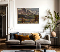 Sierra Slopes And Lake By Edgar Payne Fine Art Print