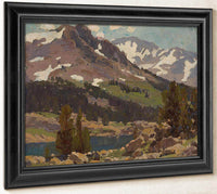 Sierra Slopes And Lake By Edgar Payne1 Fine Art Print