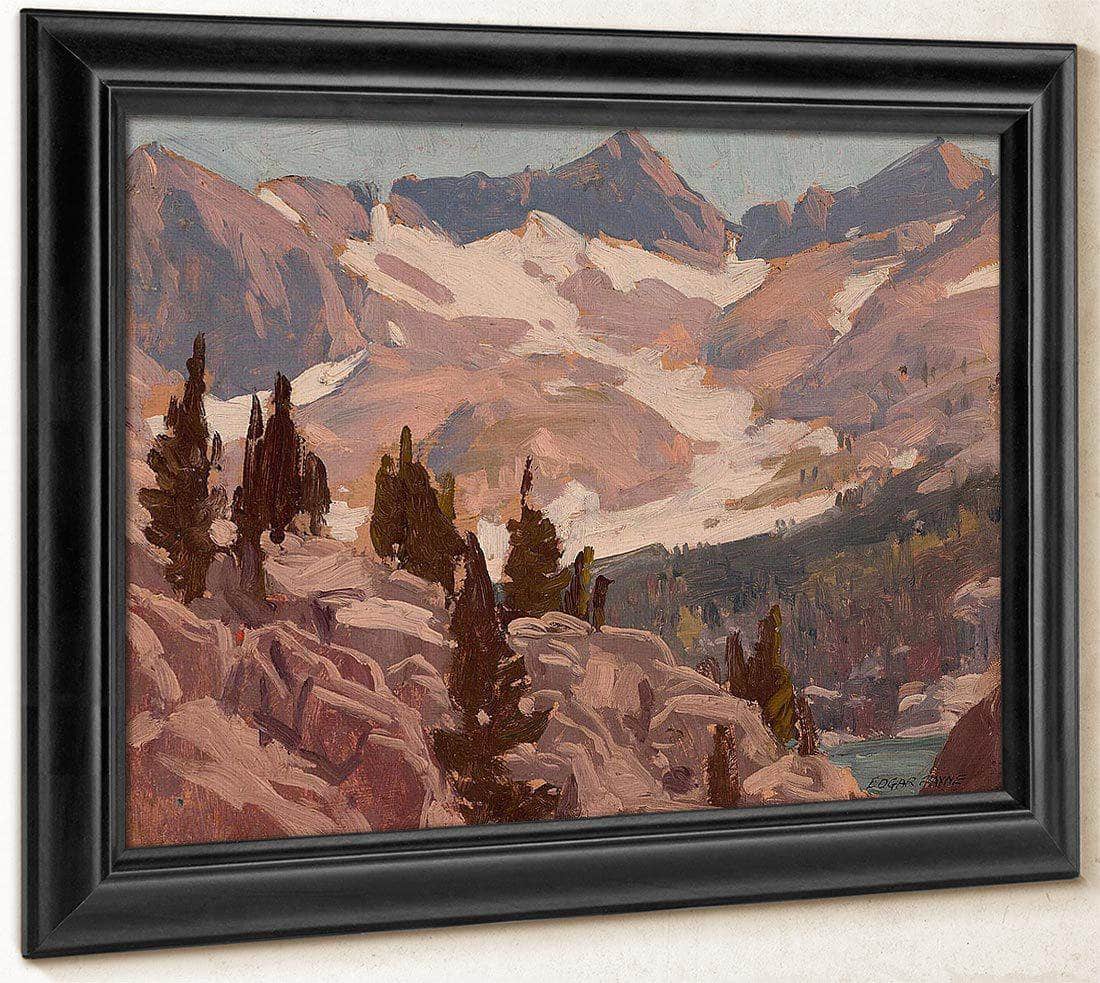Sierra Summit, Probably Lake Sabrina By Edgar Payne Fine Art Print