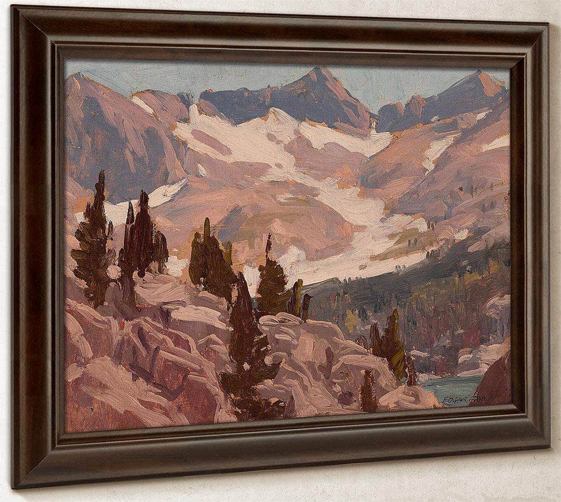 Sierra Summit, Probably Lake Sabrina By Edgar Payne Fine Art Print
