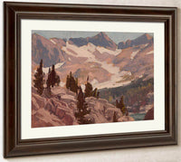 Sierra Summit, Probably Lake Sabrina By Edgar Payne Fine Art Print
