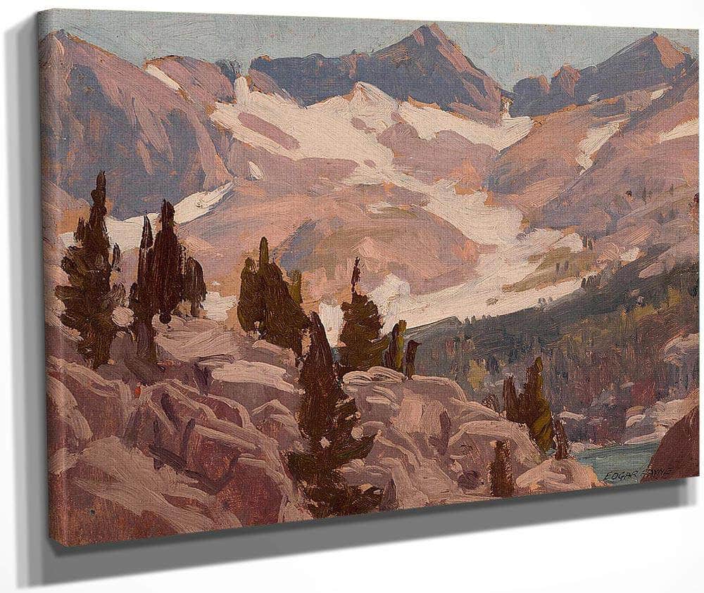 Sierra Summit, Probably Lake Sabrina By Edgar Payne Fine Art Print