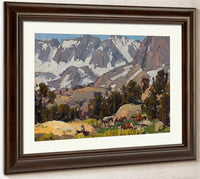 Sierra With Packers By Edgar Payne Fine Art Print