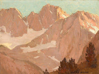 Sierras At Dawn By Edgar Payne Fine Art Print