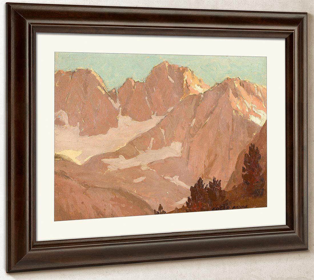 Sierras At Dawn By Edgar Payne Fine Art Print