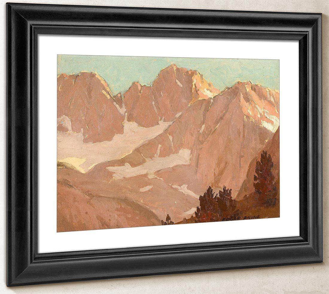 Sierras At Dawn By Edgar Payne Fine Art Print