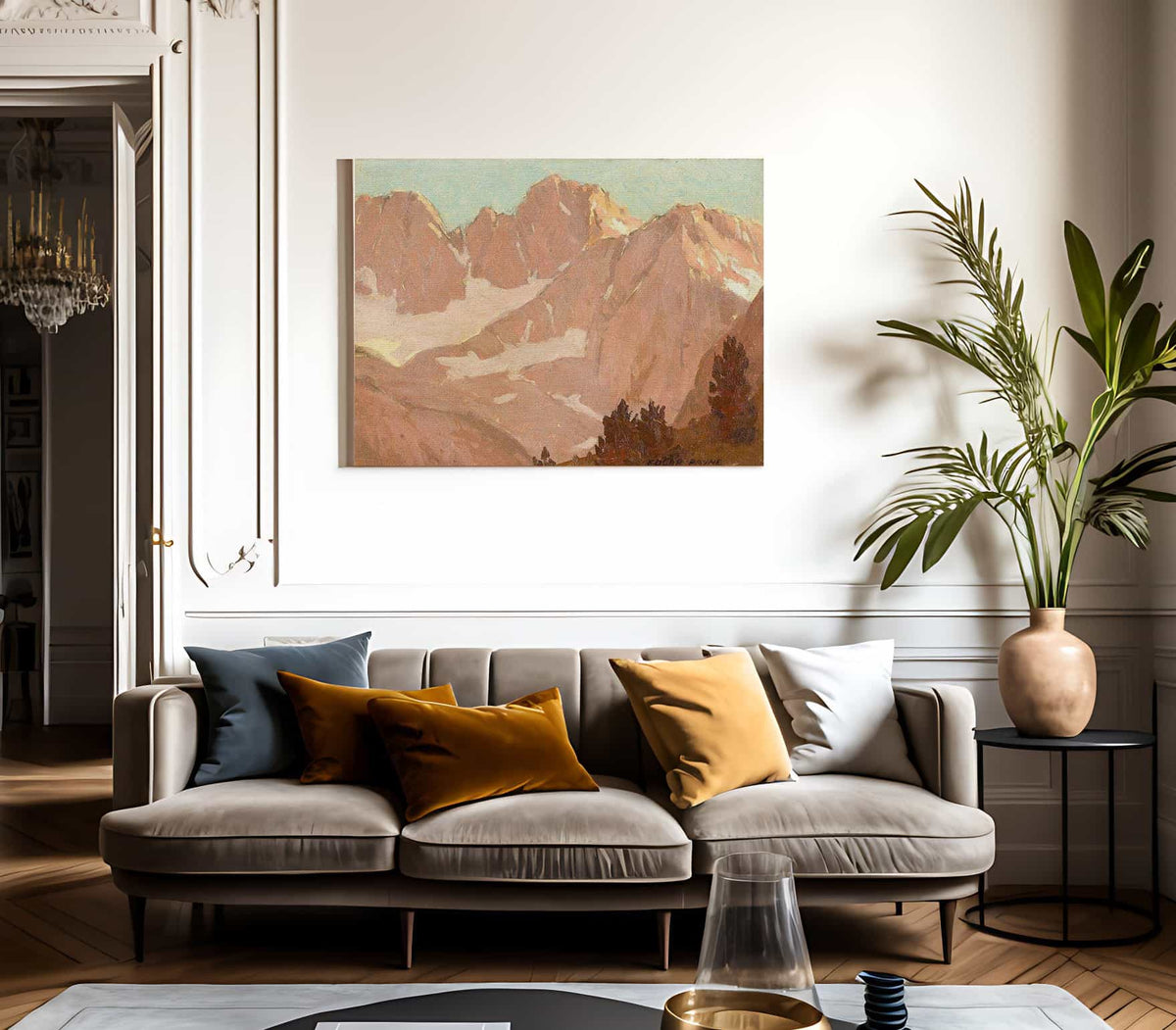 Sierras At Dawn By Edgar Payne Fine Art Print