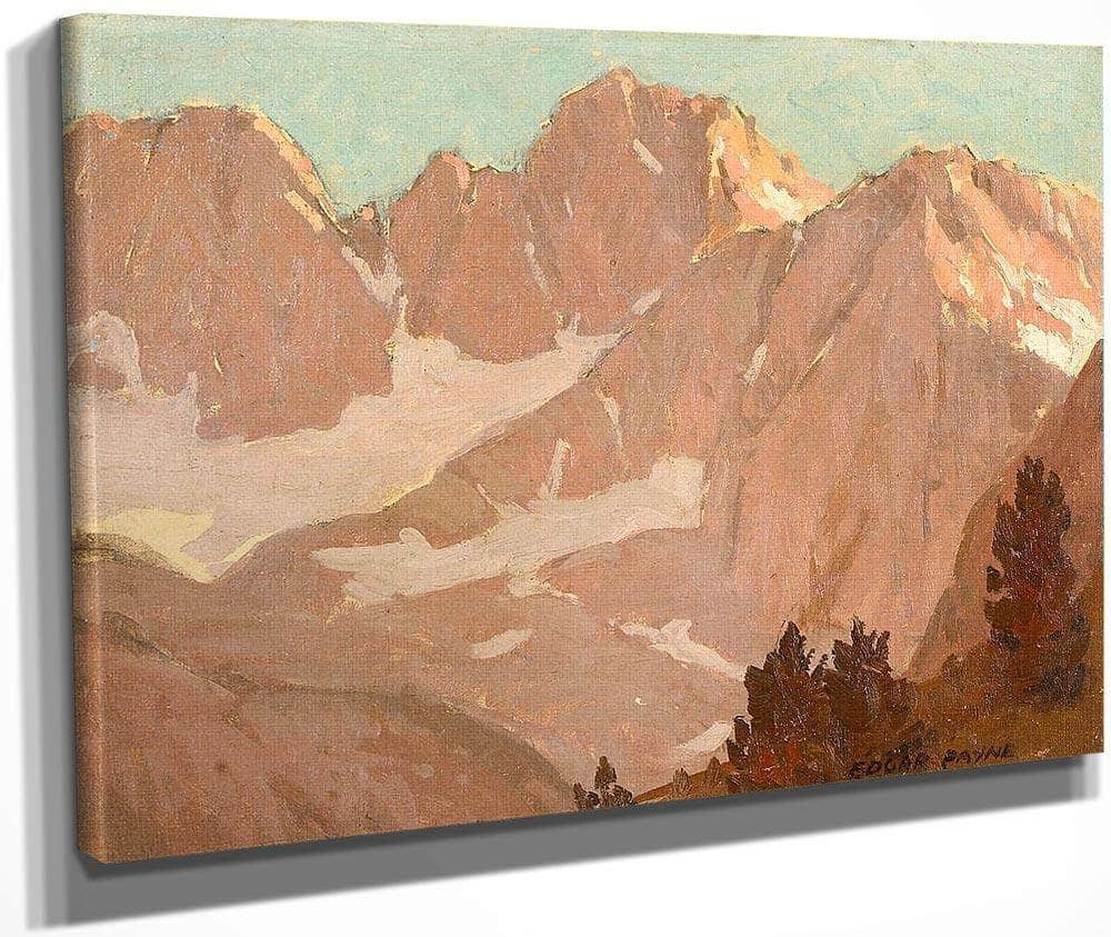 Sierras At Dawn By Edgar Payne Fine Art Print