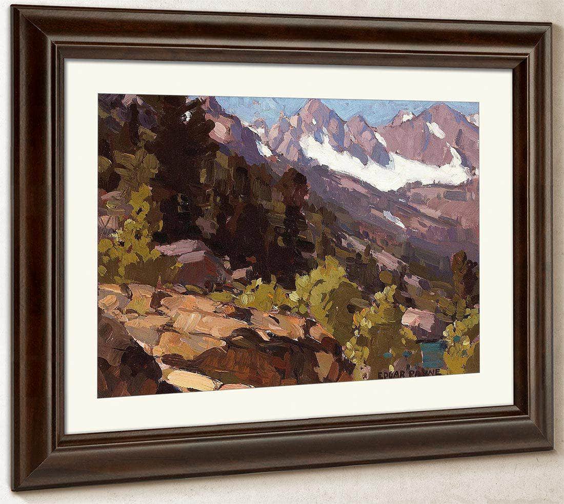 Sierras, Lake Payne By Edgar Payne1 Fine Art Print
