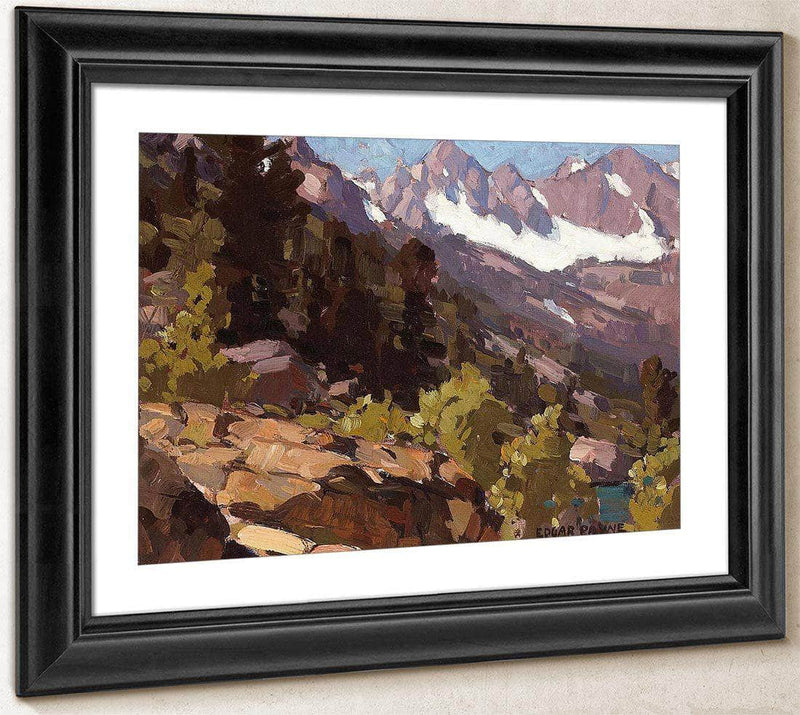 Sierras, Lake Payne By Edgar Payne1 Fine Art Print