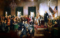 Signing Of The Constitution United States Painting Howard Christy Canvas Art Fine Art Print