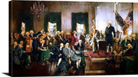 Signing Of The Constitution United States Painting Howard Christy Canvas Art Fine Art Print