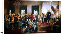 Signing Of The Constitution United States Painting Howard Christy Canvas Art Fine Art Print