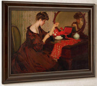 Signora Alla Teletta By Richard Edward Miller Fine Art Print