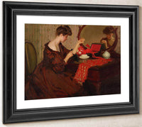 Signora Alla Teletta By Richard Edward Miller Fine Art Print