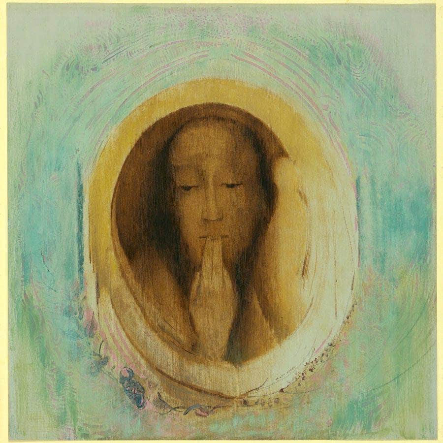 Silence By Odilon Redon Fine Art Print