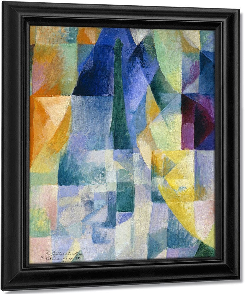 Simultaneous Windows (2Nd Motif, 1St Part) (Les Fenetres Simultanees [2E Motif, 1Re Partie]) By Robert Delaunay Fine Art Print