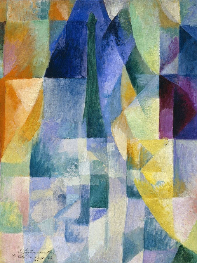 Simultaneous Windows (2Nd Motif, 1St Part) (Les Fenetres Simultanees [2E Motif, 1Re Partie]) By Robert Delaunay Fine Art Print