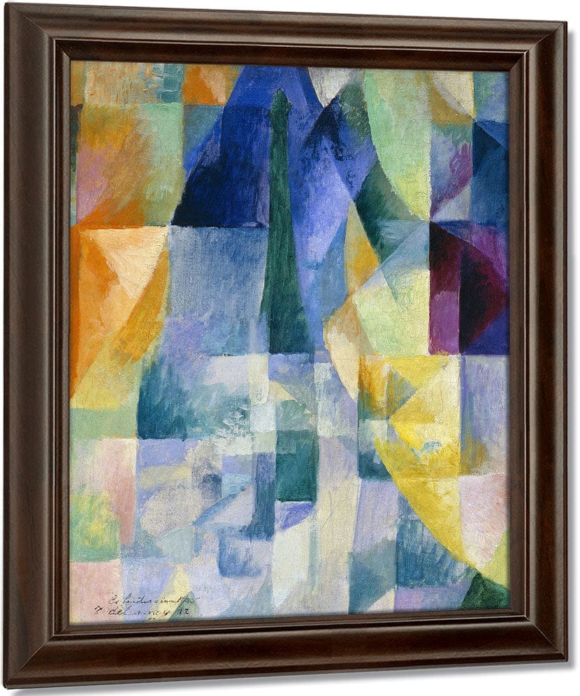 Simultaneous Windows (2Nd Motif, 1St Part) (Les Fenetres Simultanees [2E Motif, 1Re Partie]) By Robert Delaunay Fine Art Print