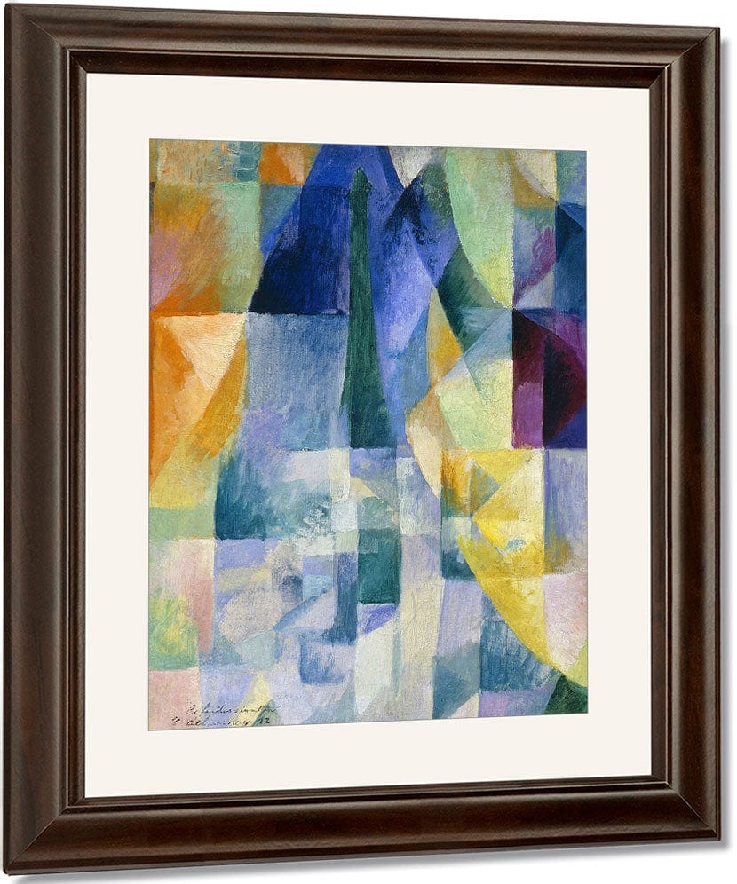 Simultaneous Windows (2Nd Motif, 1St Part) (Les Fenetres Simultanees [2E Motif, 1Re Partie]) By Robert Delaunay Fine Art Print