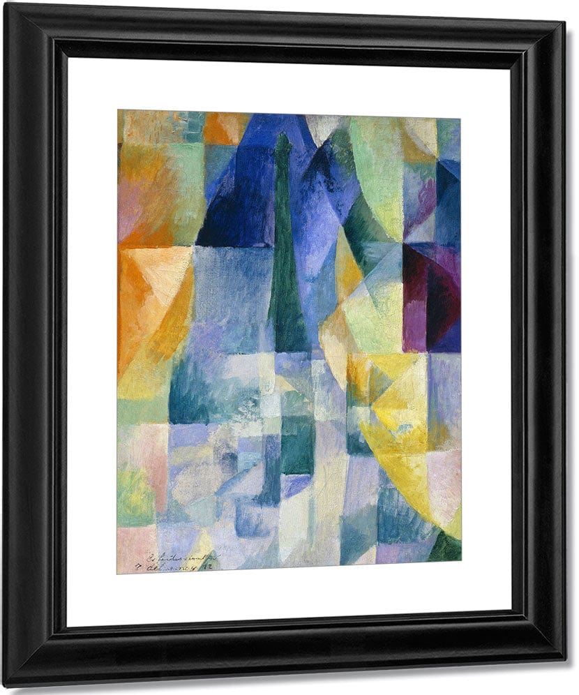 Simultaneous Windows (2Nd Motif, 1St Part) (Les Fenetres Simultanees [2E Motif, 1Re Partie]) By Robert Delaunay Fine Art Print