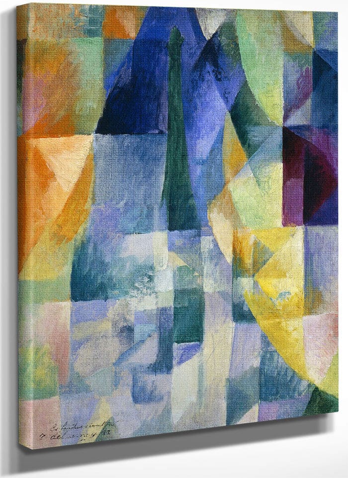 Simultaneous Windows (2Nd Motif, 1St Part) (Les Fenetres Simultanees [2E Motif, 1Re Partie]) By Robert Delaunay Fine Art Print