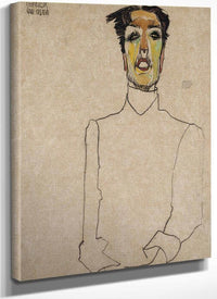 Singer Van Osen By Egon Schiele Fine Art Print