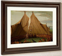 Sioux Dog Feast By George Catlin Fine Art Print