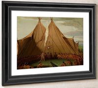 Sioux Dog Feast By George Catlin Fine Art Print
